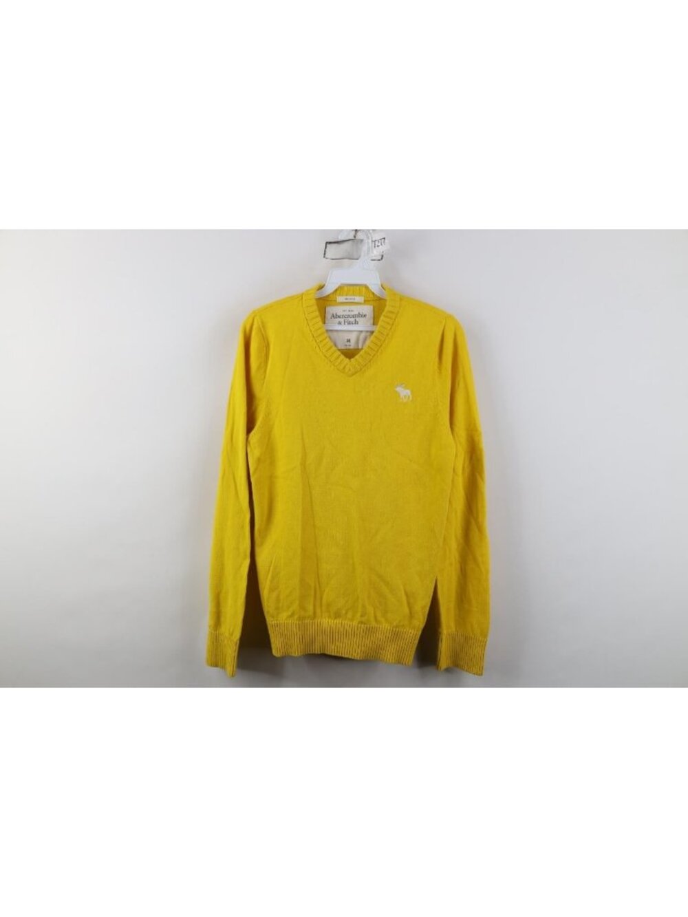 Vtg 90s Abercrombie & Fitch Mens Medium Muscle Cashmere Wool Blend Knit Sweater